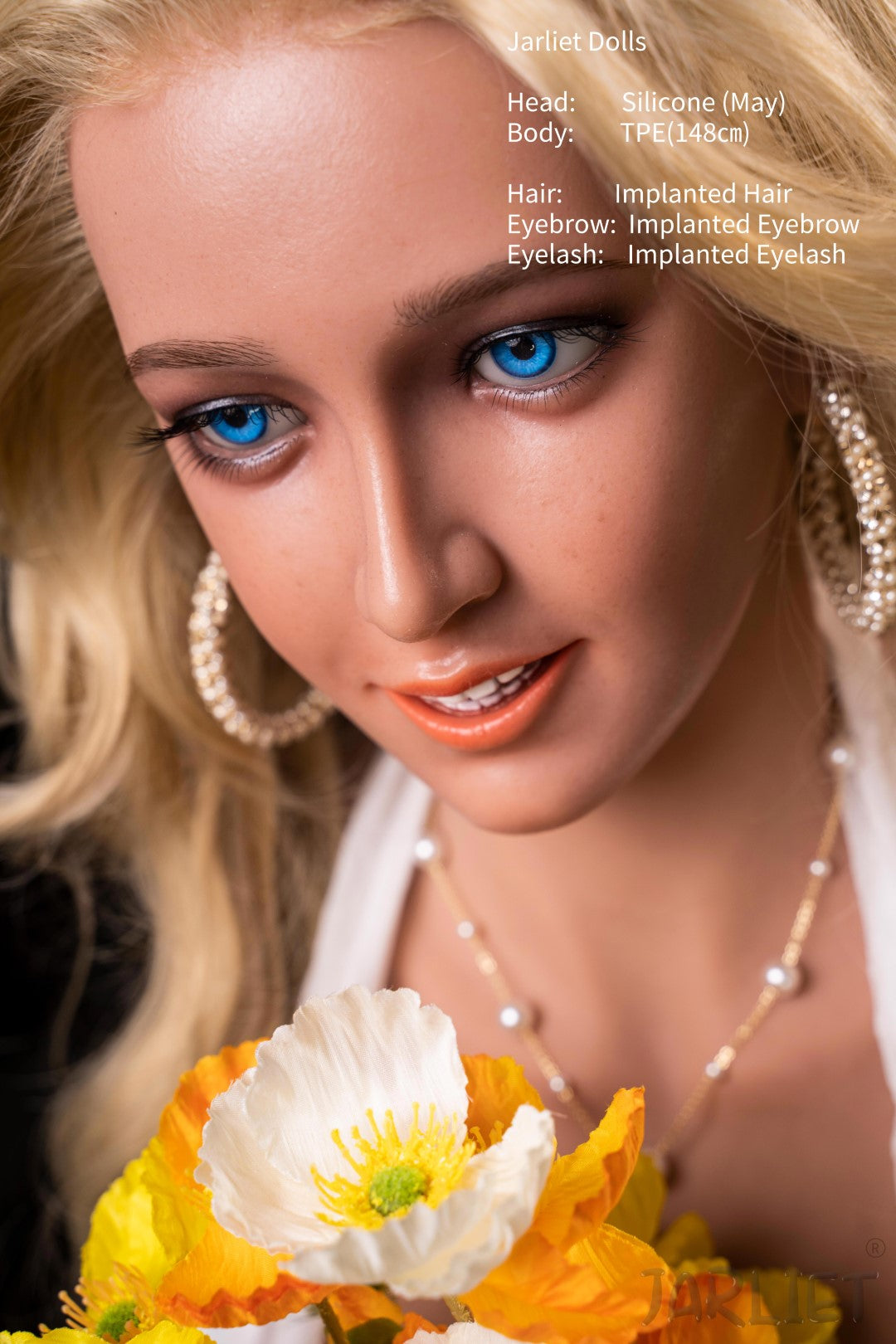 mai sexdukke (Jarliet 148 cm E-cup TPE+silikon)