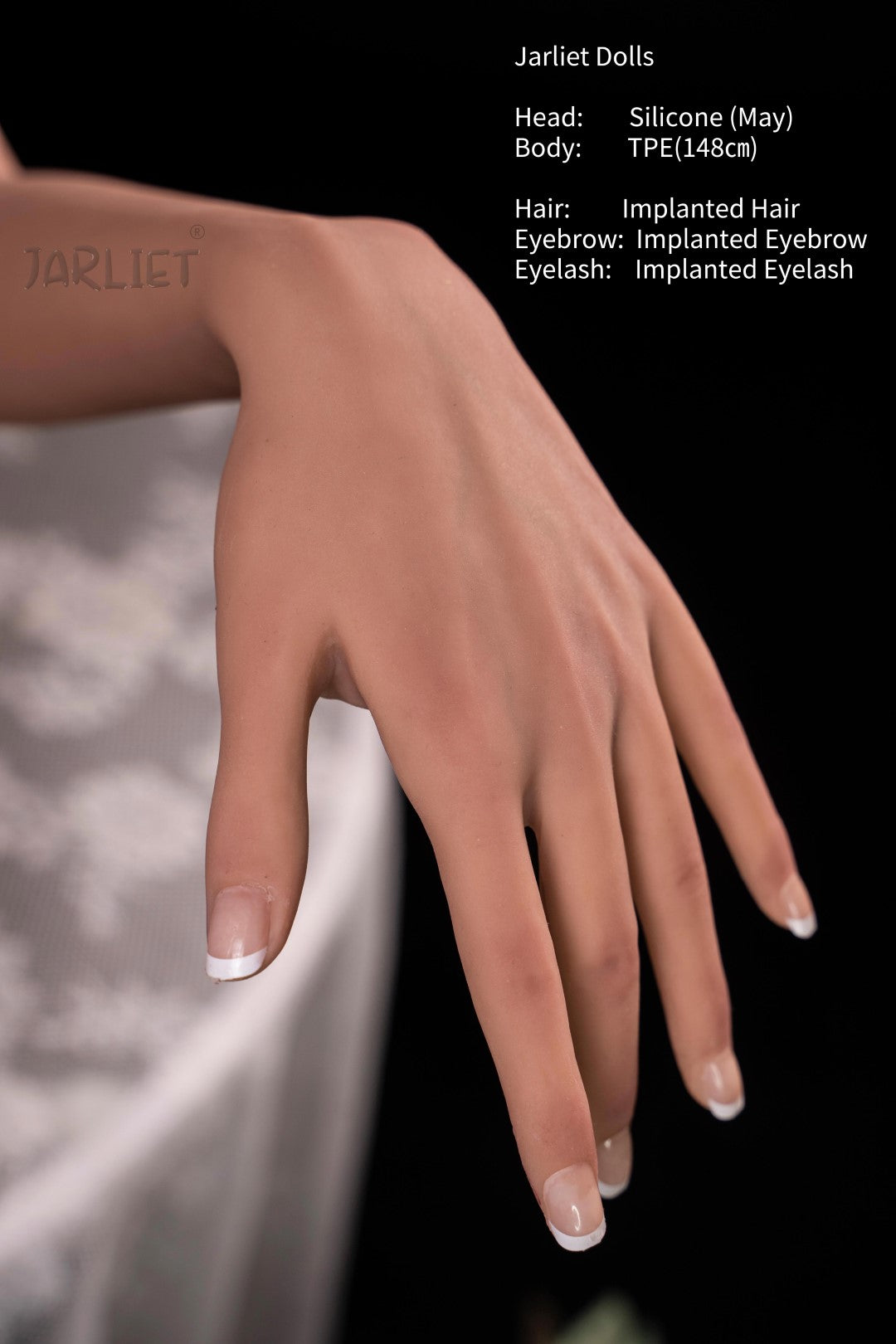 mai sexdukke (Jarliet 148 cm E-cup TPE+silikon)