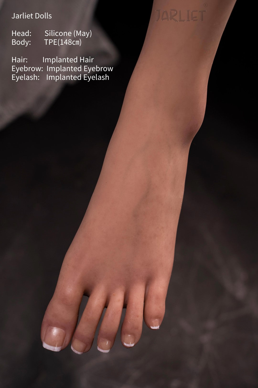 mai sexdukke (Jarliet 148 cm E-cup TPE+silikon)