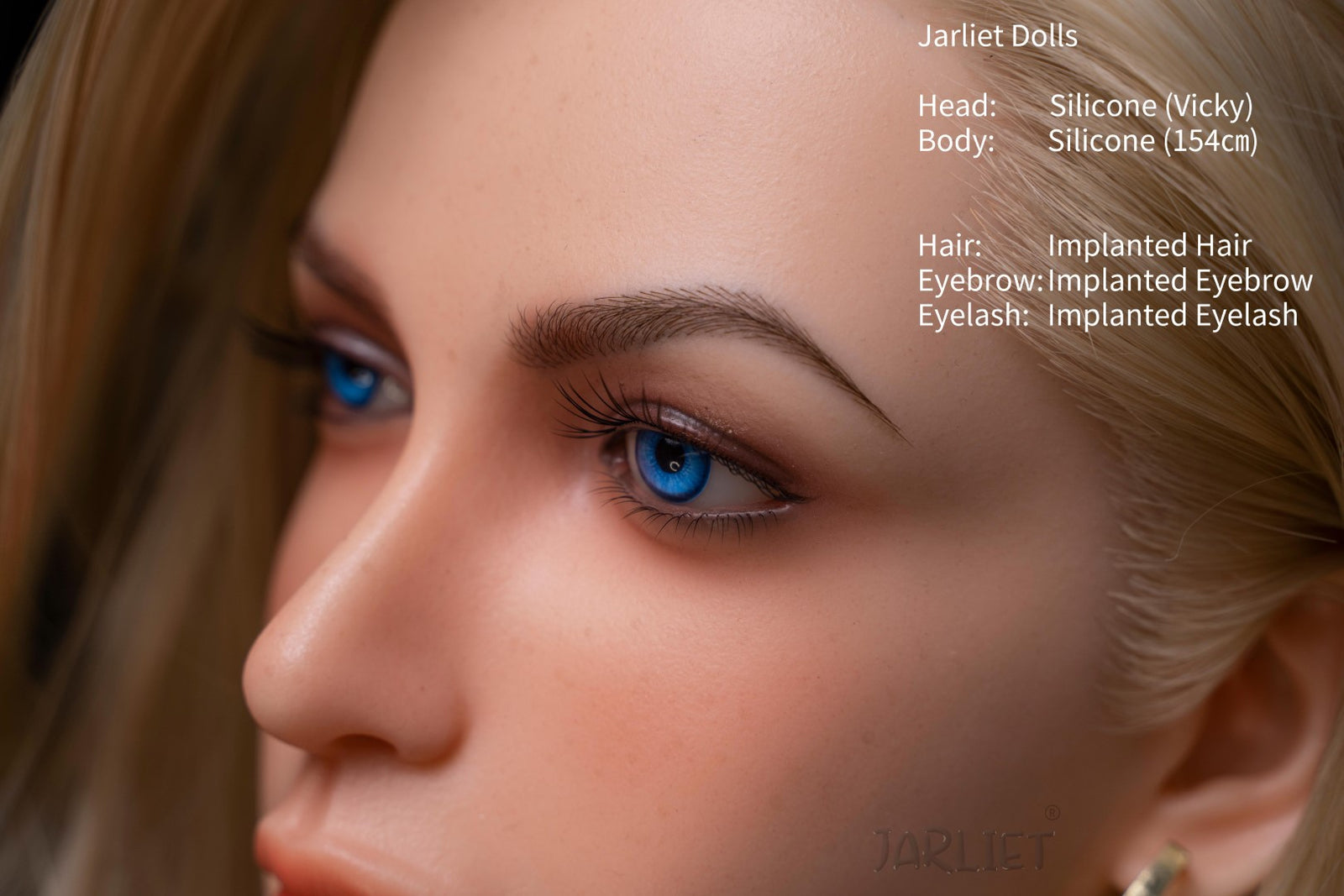Vicky sexdukke (Jarliet 154 cm C-cup silikon)