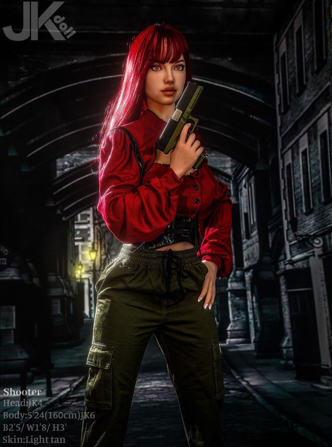 Shotter sexdukke (JK-Doll 160 cm D-cup JK4 TPE)