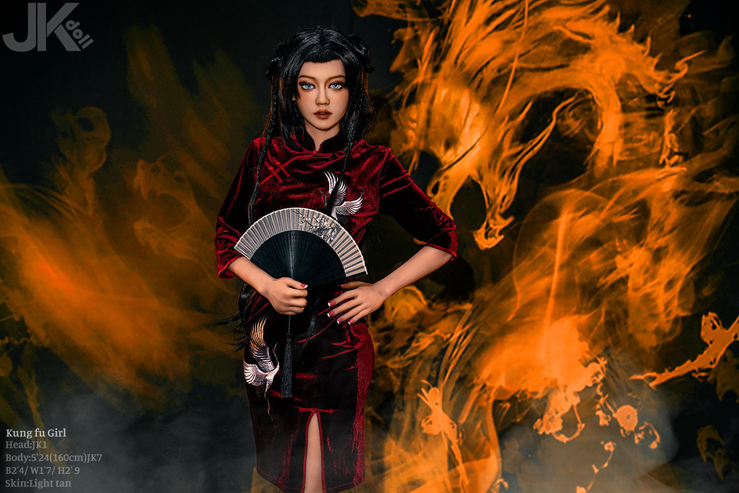 Ku fung jente sexdukke (JK-Doll 160 cm D-cup JK1 TPE)