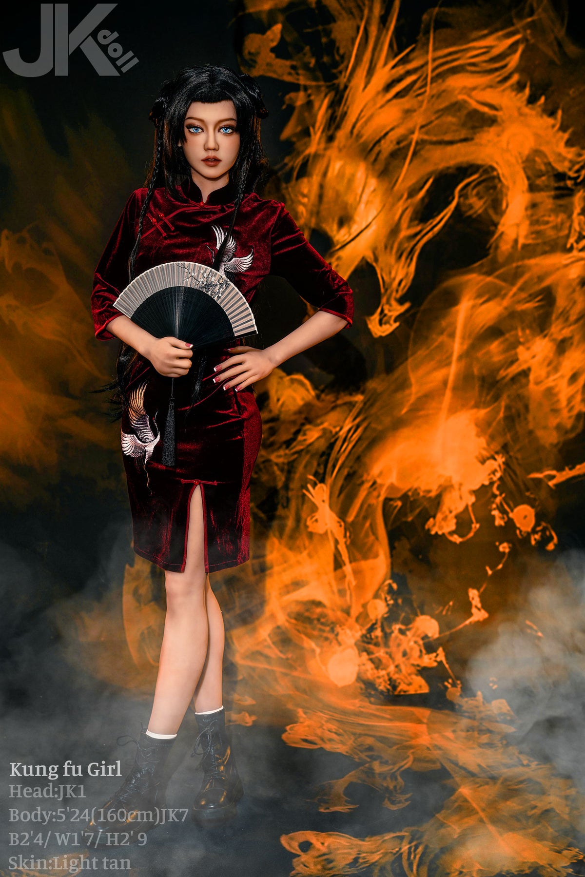 Ku fung jente sexdukke (JK-Doll 160 cm D-cup JK1 TPE)