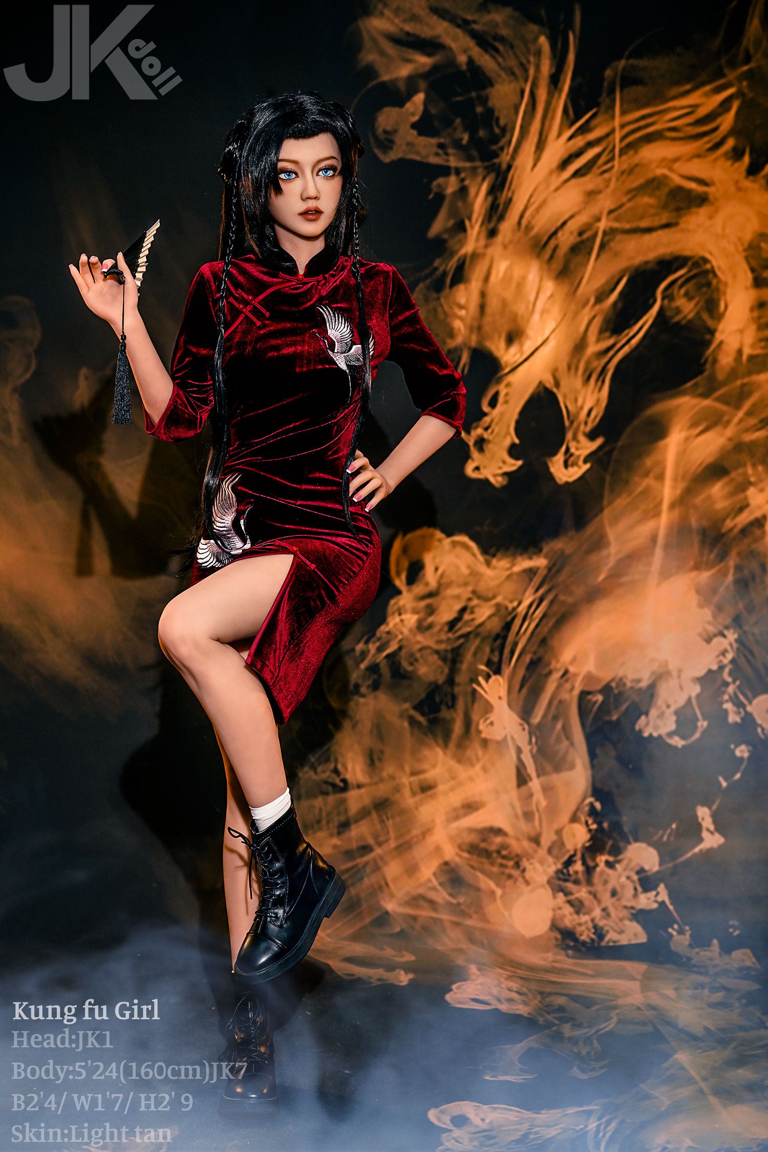 Ku fung jente sexdukke (JK-Doll 160 cm D-cup JK1 TPE)