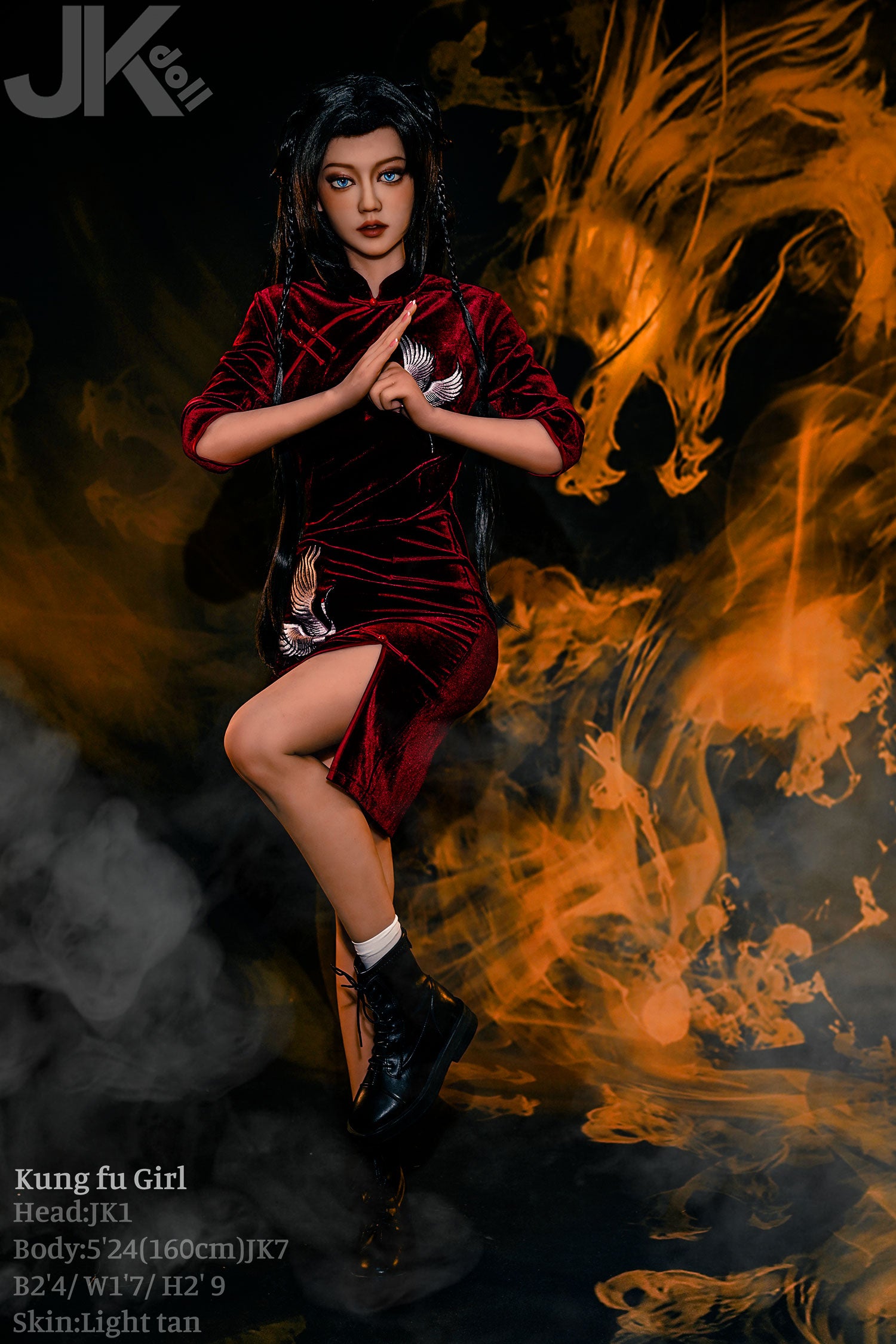 Ku fung jente sexdukke (JK-Doll 160 cm D-cup JK1 TPE)