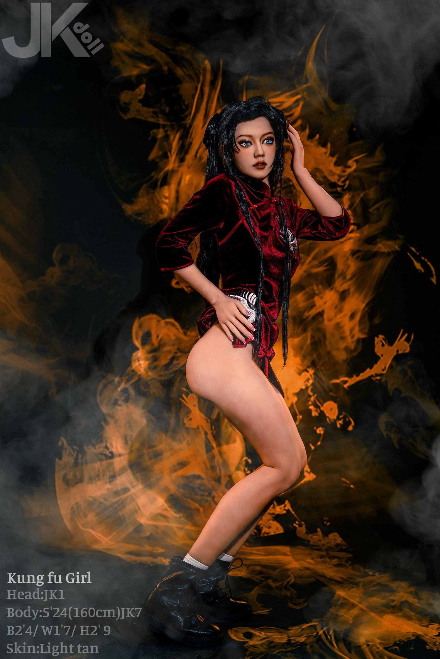 Ku fung jente sexdukke (JK-Doll 160 cm D-cup JK1 TPE)