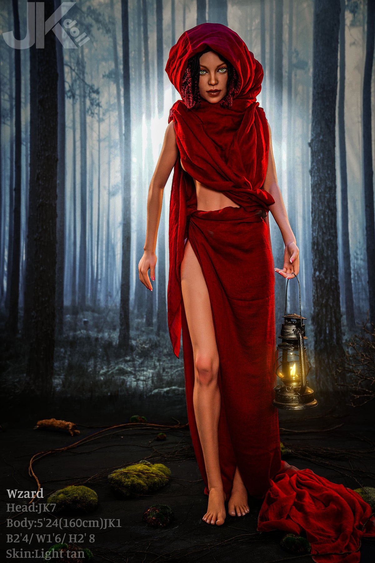 Veiviser sexdukke (JK-Doll 160 cm D-cup JK7 TPE)