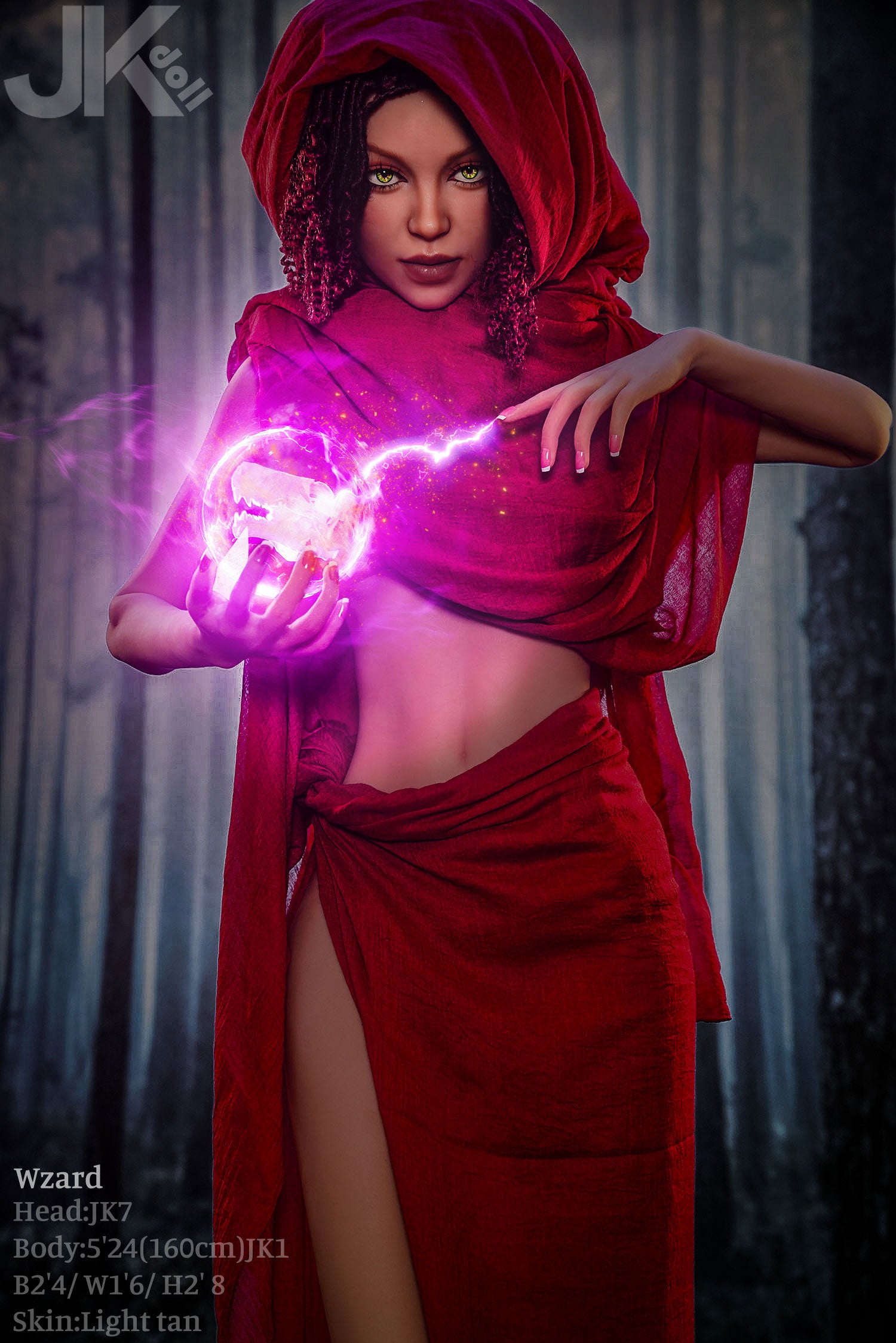 Veiviser sexdukke (JK-Doll 160 cm D-cup JK7 TPE)