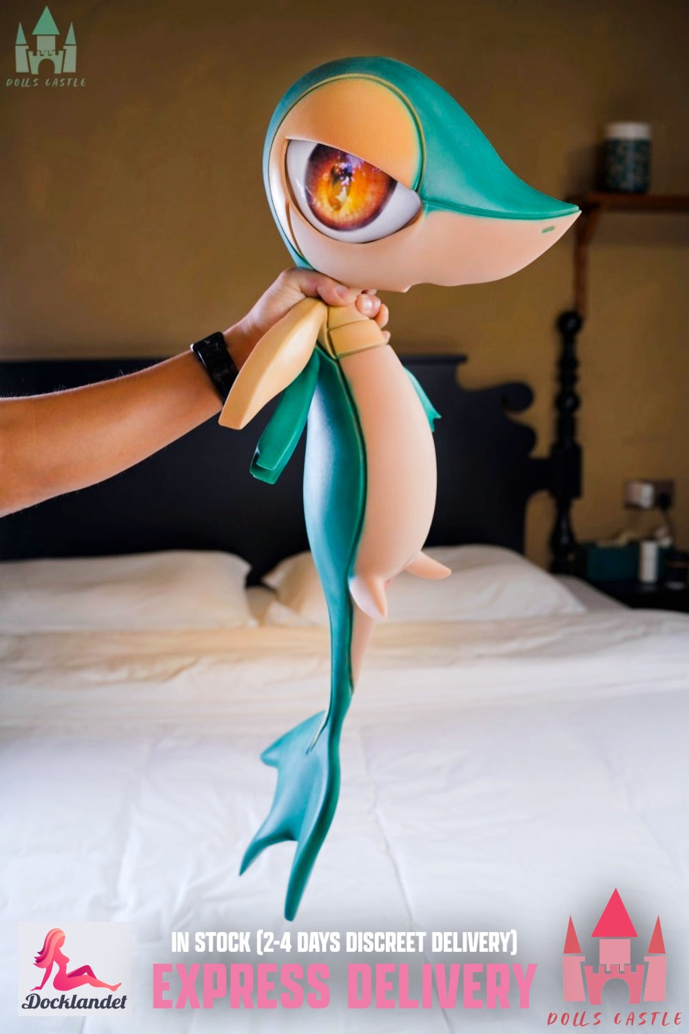 Snivy sexdukke (Dolls Castle 80 cm silikon)