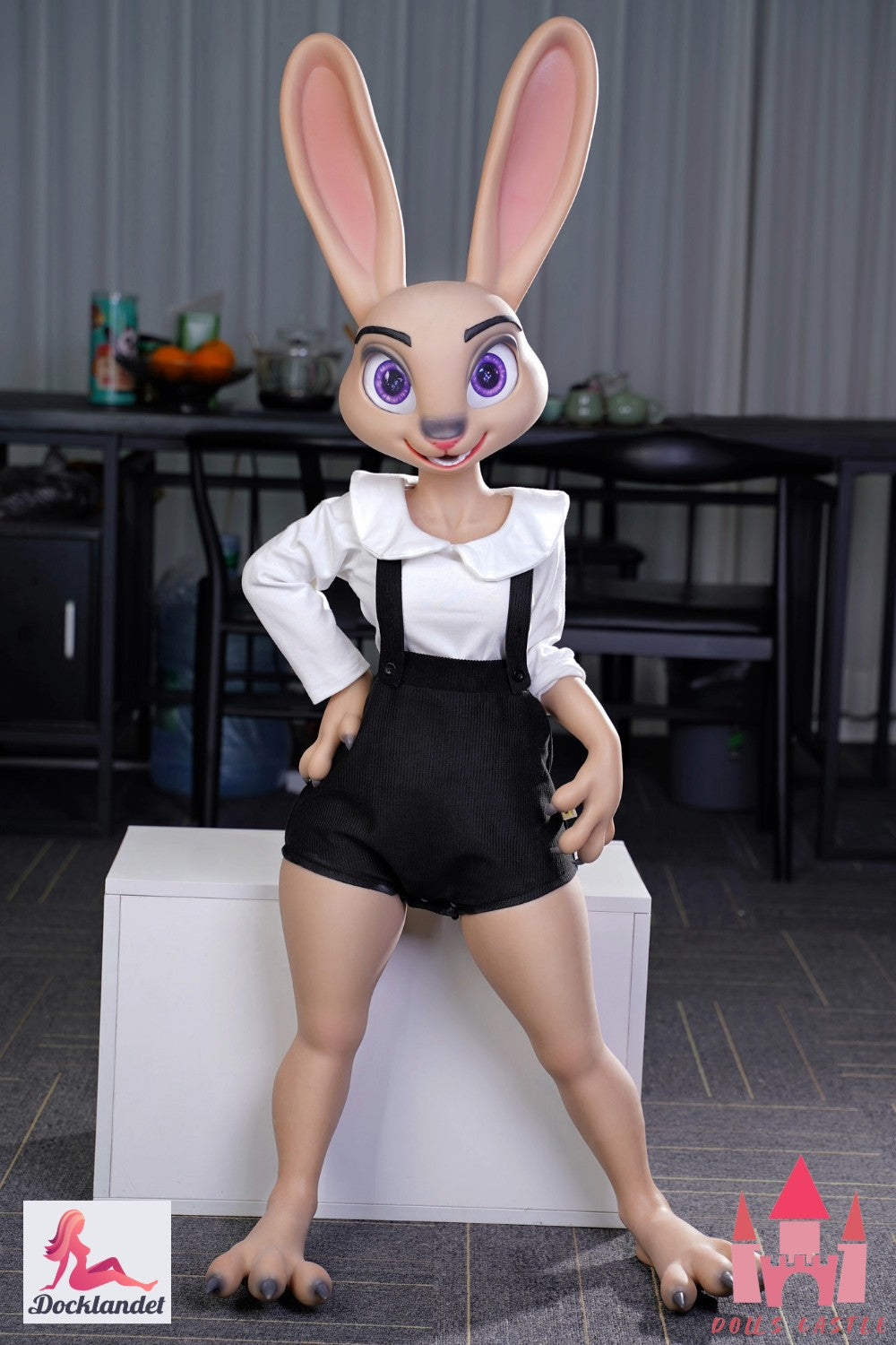 Kanin sexdukke (Dolls Castle 120 cm C-cup silikon)