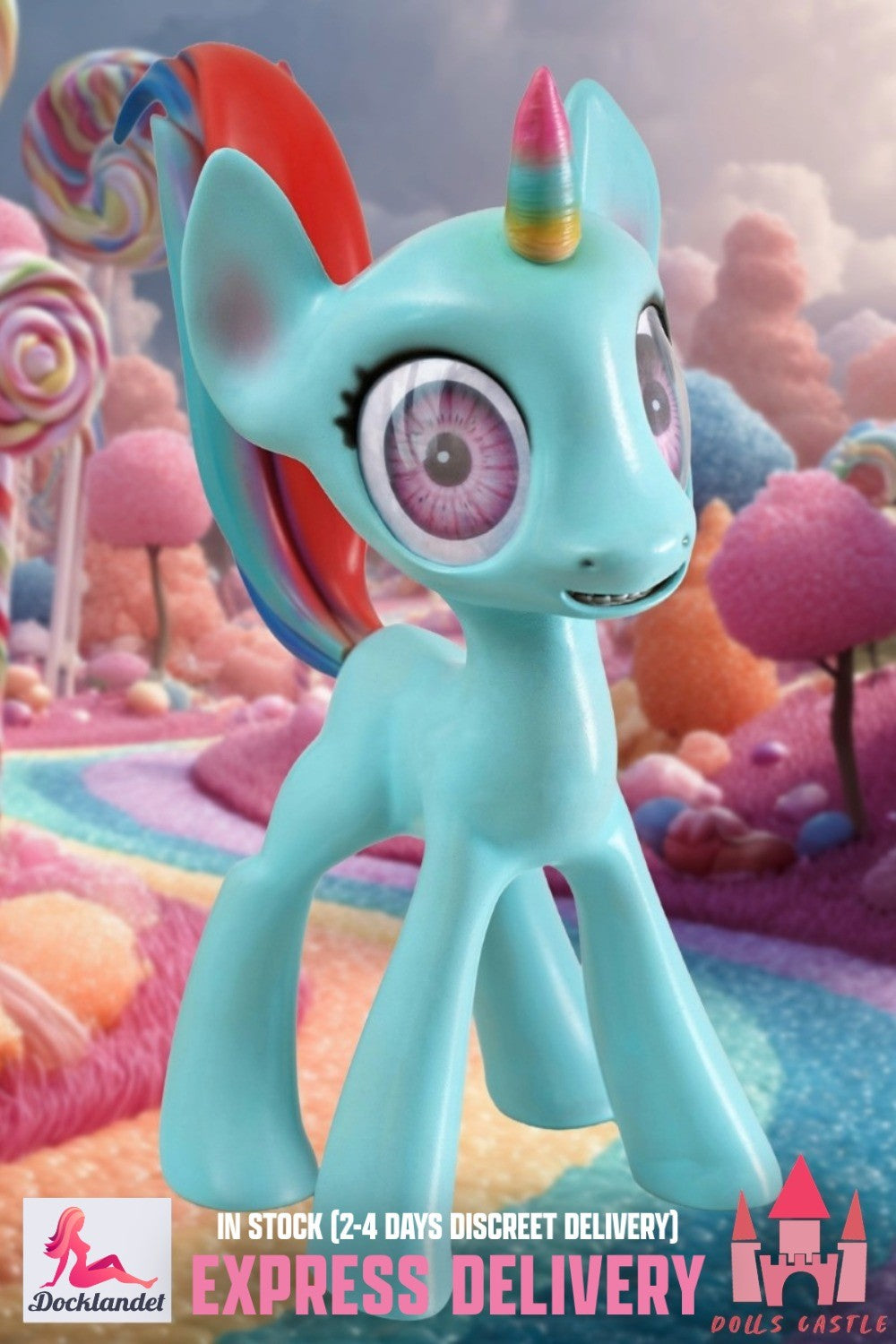 Pony Sexdocka (Dolls Castle 46cm Silikon) EXPRESS