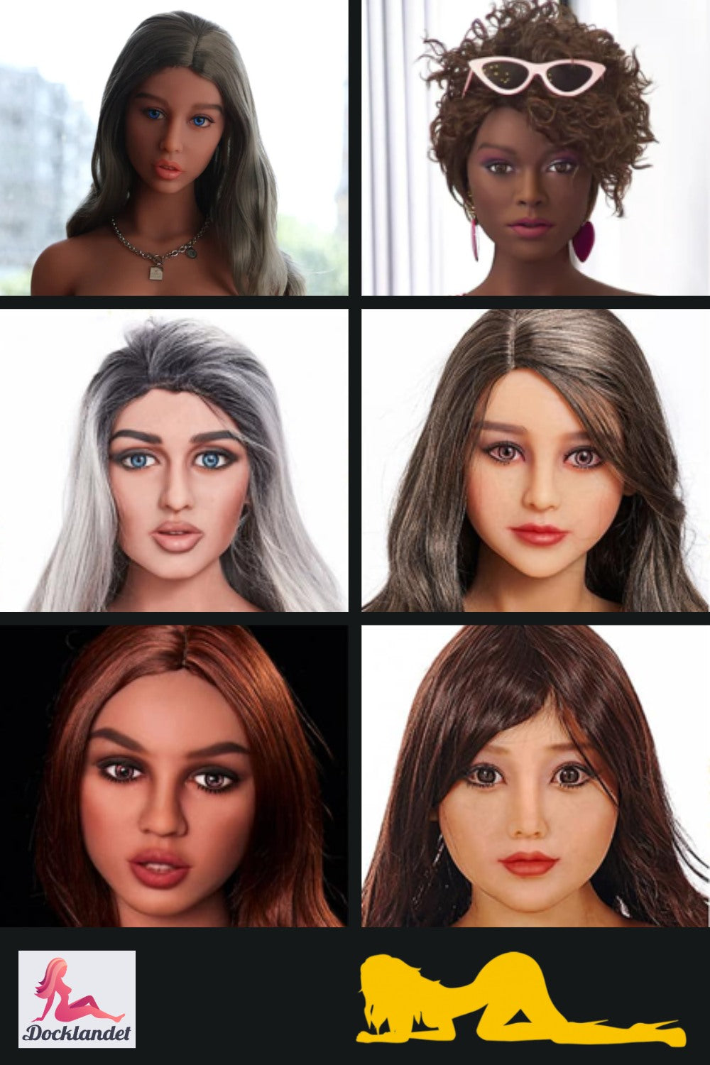 Ekstra hode (Irontech Doll TPE original)