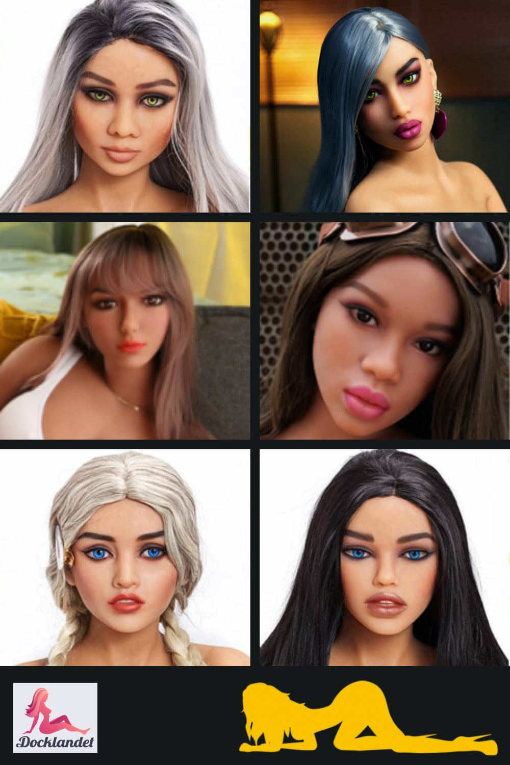 Ekstra hode (Irontech Doll TPE Original)