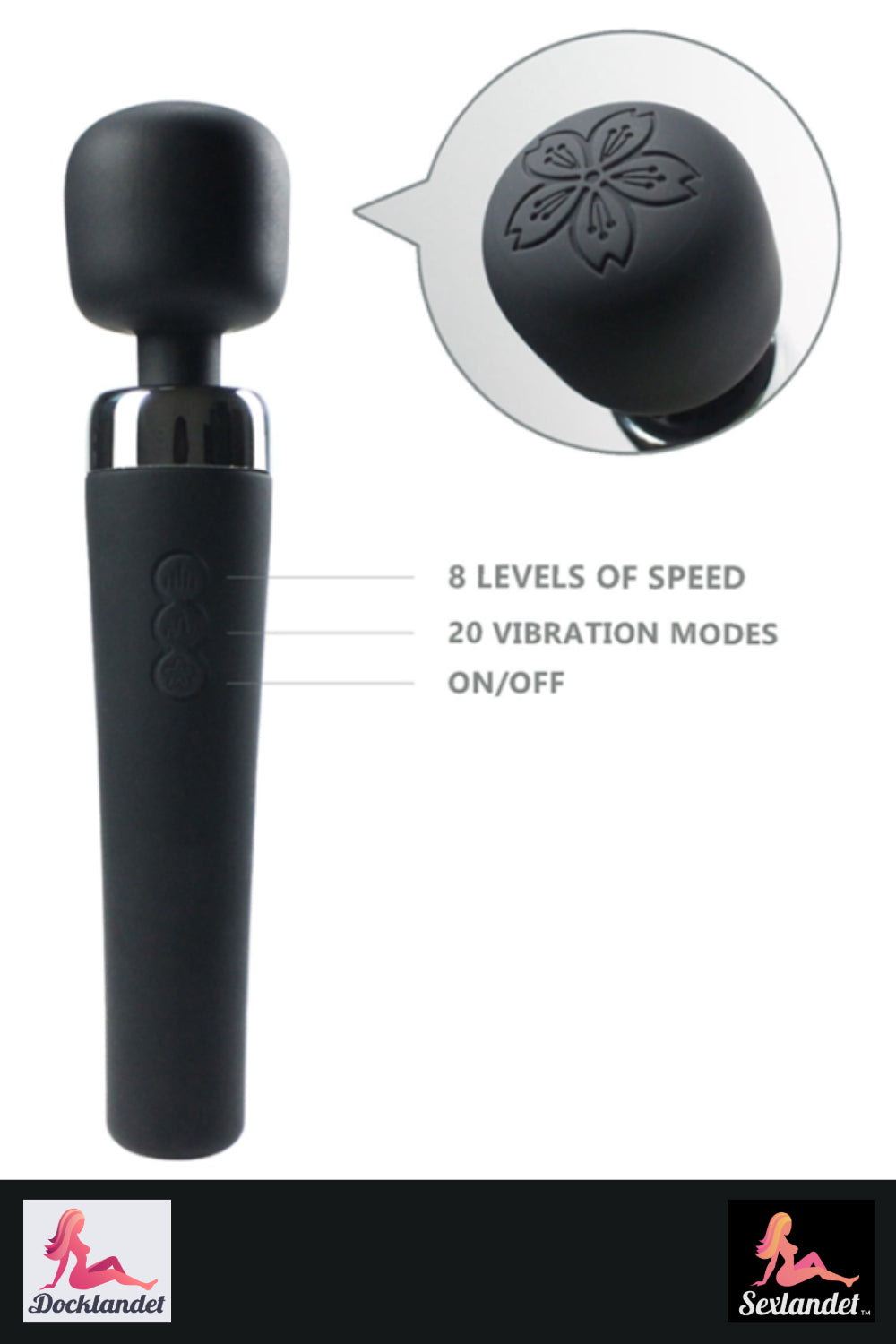 Kraftig vibrator i populær design (sexland)