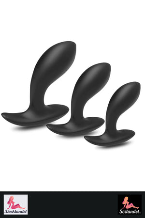 Bent butt plug - set with 3 sizes
