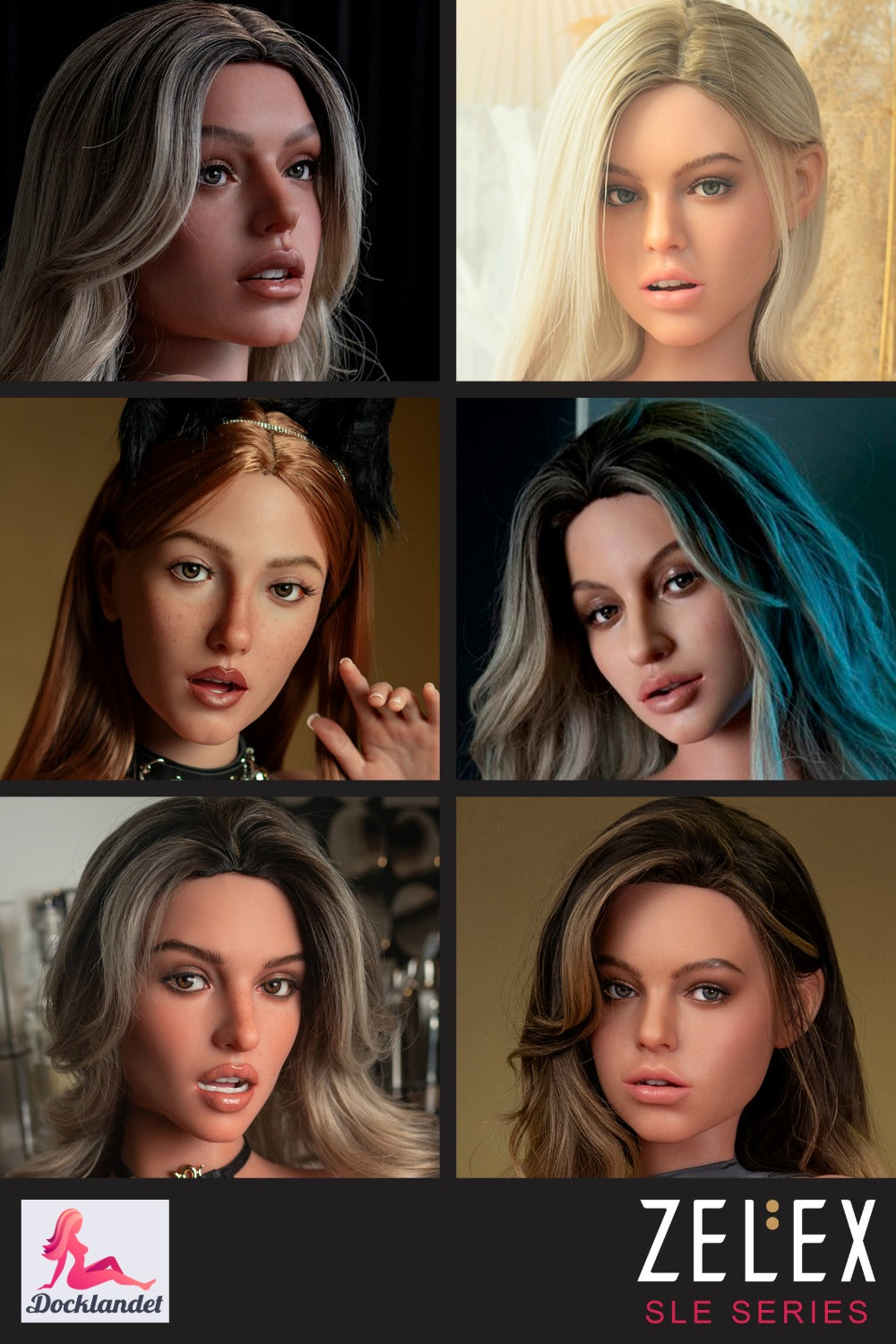 Ekstra hode (Zelex Doll Sle silikon original)