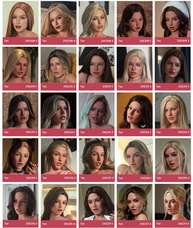 Ekstra hode (Zelex Doll SLE Silikon Original)