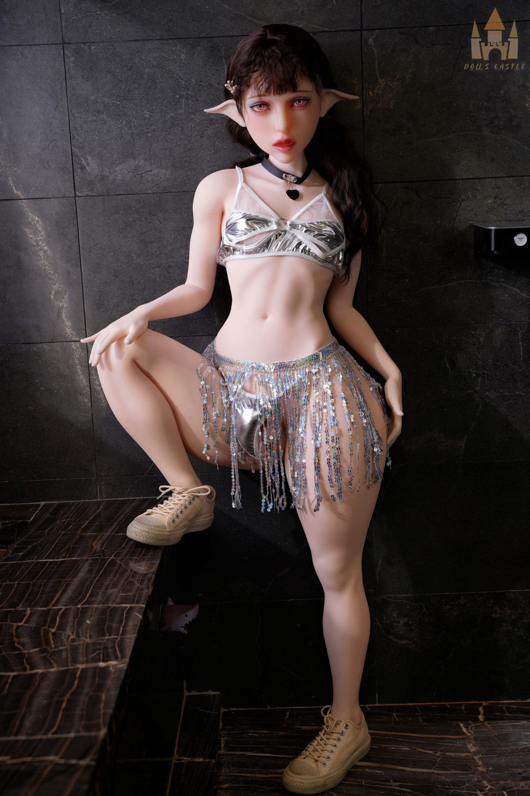 Elfi Shemale Sexdocka (Dolls Castle 148cm B-Kupa #DC65 TPE+Silikon)