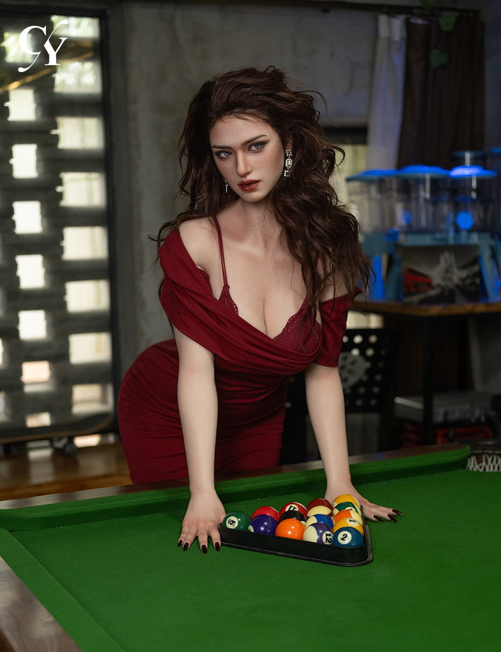 Elva sexdukke (TOP CYDOLL 176 cm E-cup TPE+silikon)