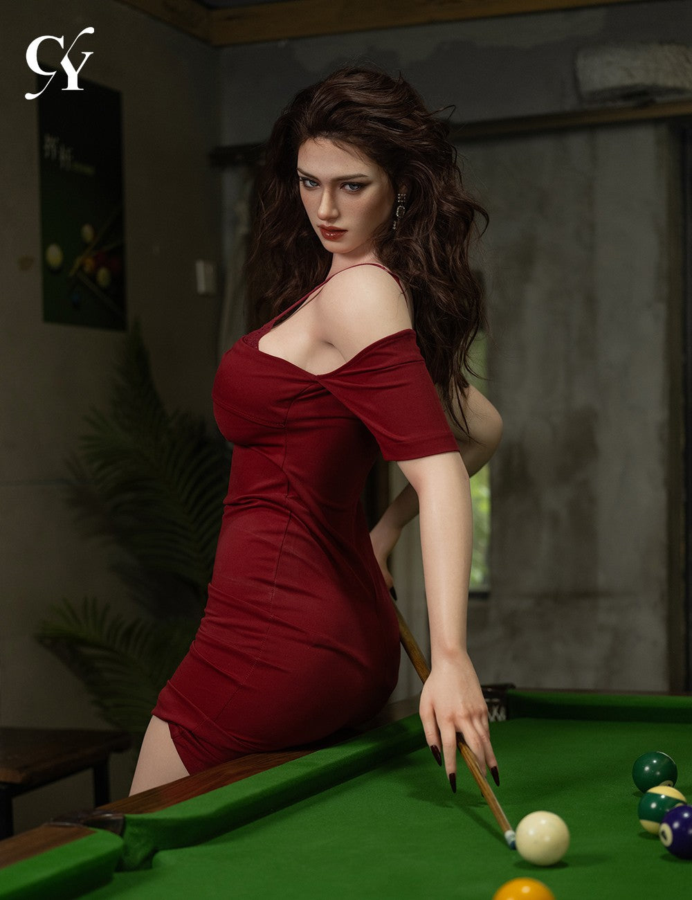 Elva sexdukke (TOP CYDOLL 176 cm E-cup TPE+silikon)