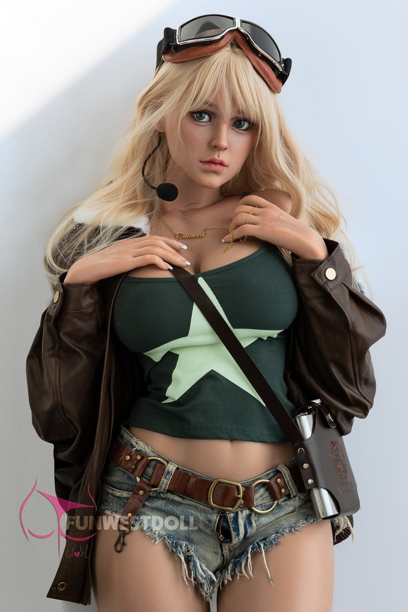 Assos sexdukke (FunWest Doll 157 cm G-cup #030S silikon)