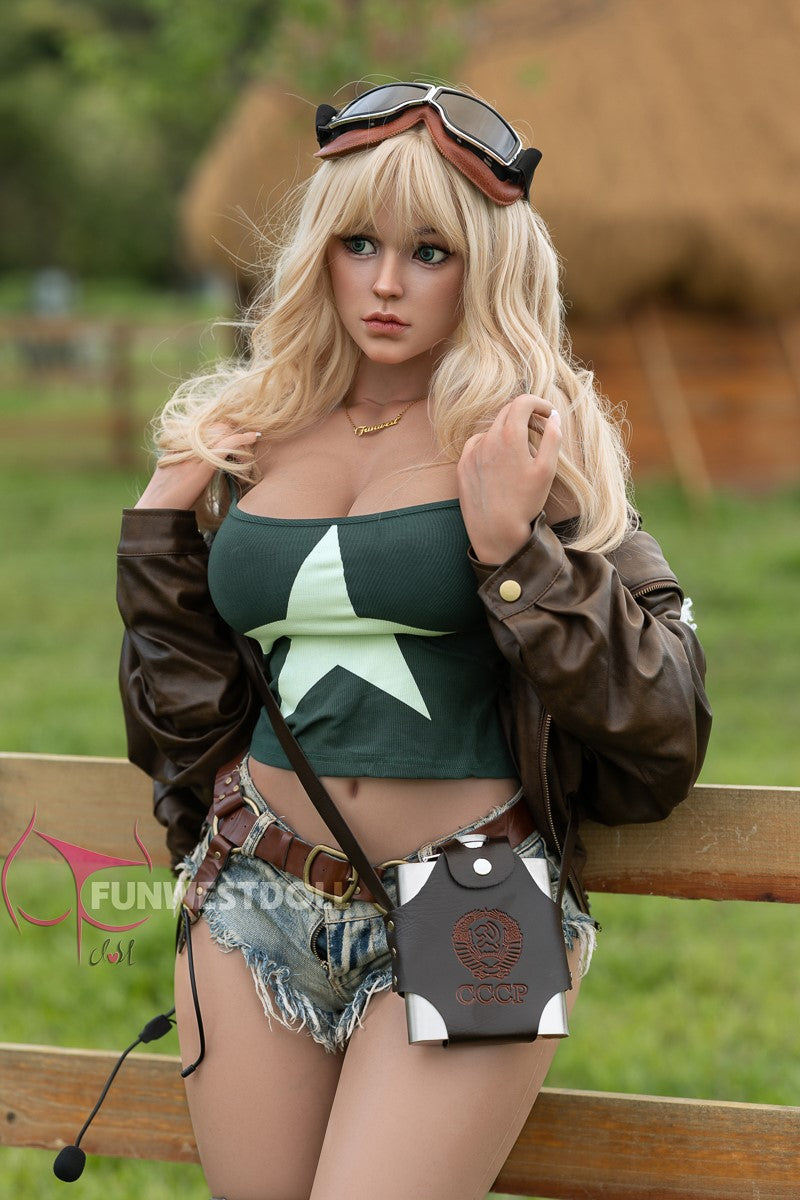 Assos sexdukke (FunWest Doll 157 cm G-cup #030S silikon)