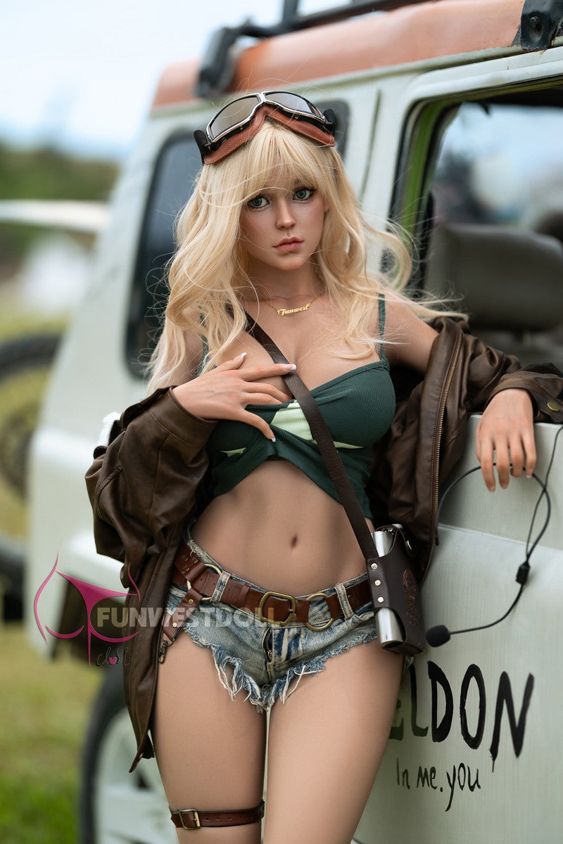 Assos sexdukke (FunWest Doll 157 cm G-cup #030S silikon)