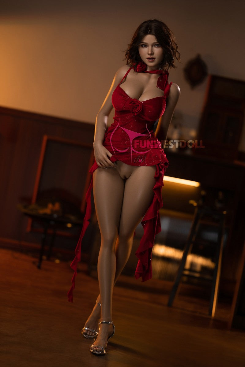Rose sexdukke (FunWest Doll 157cm g-cup #043SJ silikon)