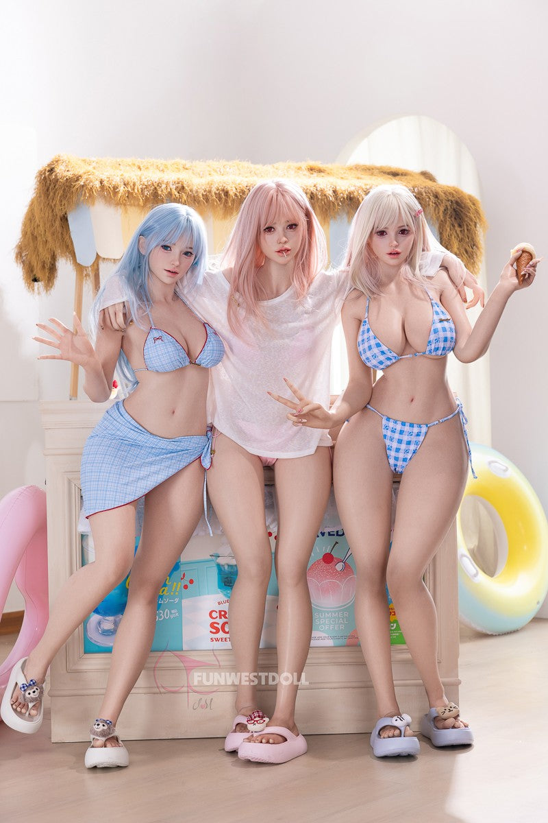 Lucy Sex doll (FunWest Doll 159cm A-cup #032SJ RST Silicone)