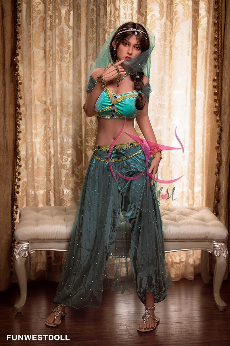 Jasmine sexdukke (FunWest Doll 162cm f-cup #027 TPE)