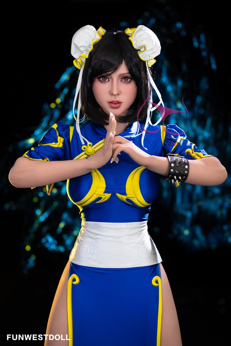 Chun Li sexdukke (FunWest Doll 155cm f-cup #032 TPE)