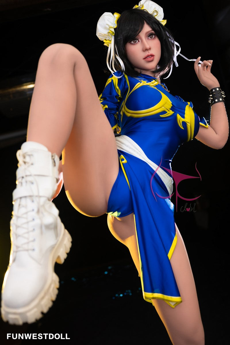Chun Li sexdukke (FunWest Doll 155cm f-cup #032 TPE)