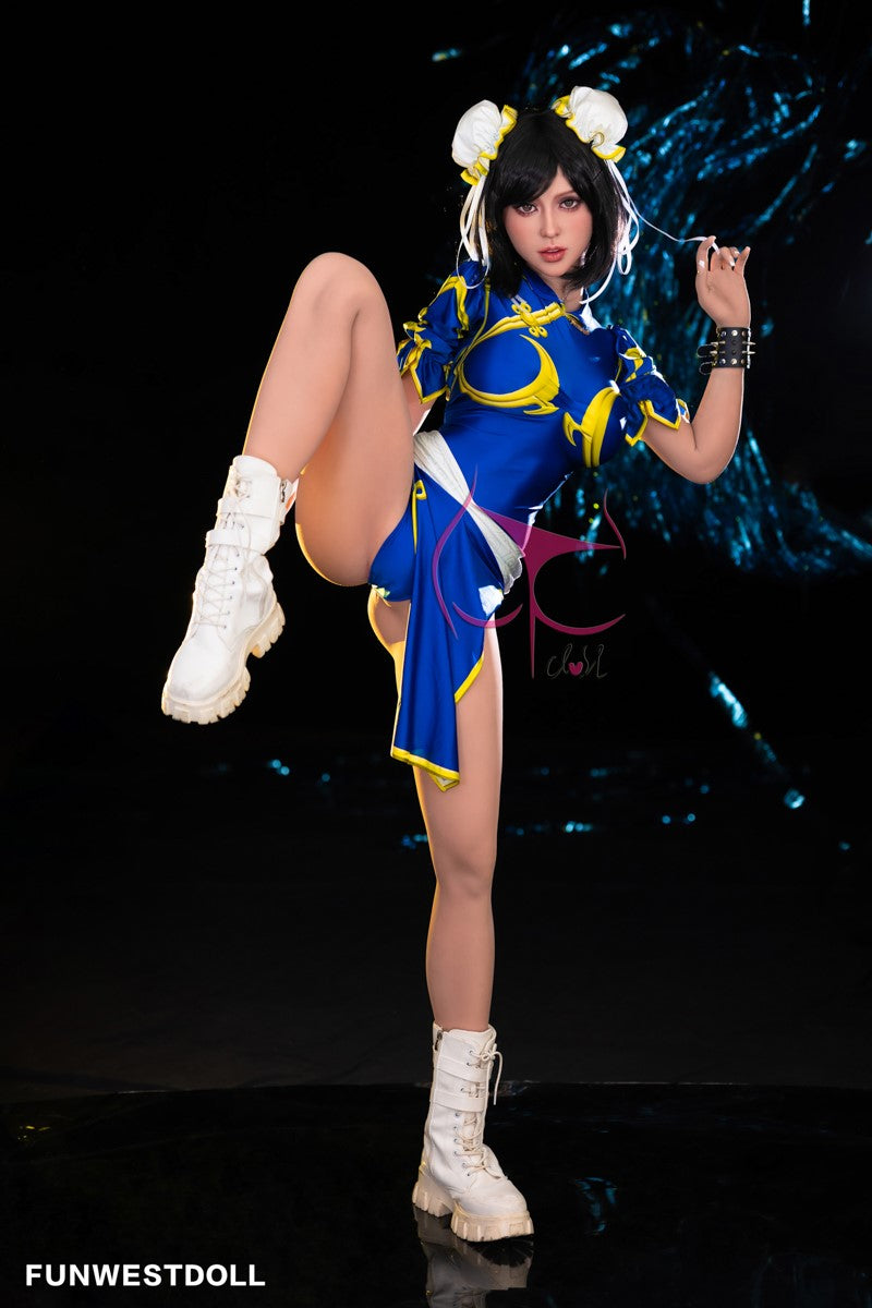 Chun Li sexdukke (FunWest Doll 155cm f-cup #032 TPE)