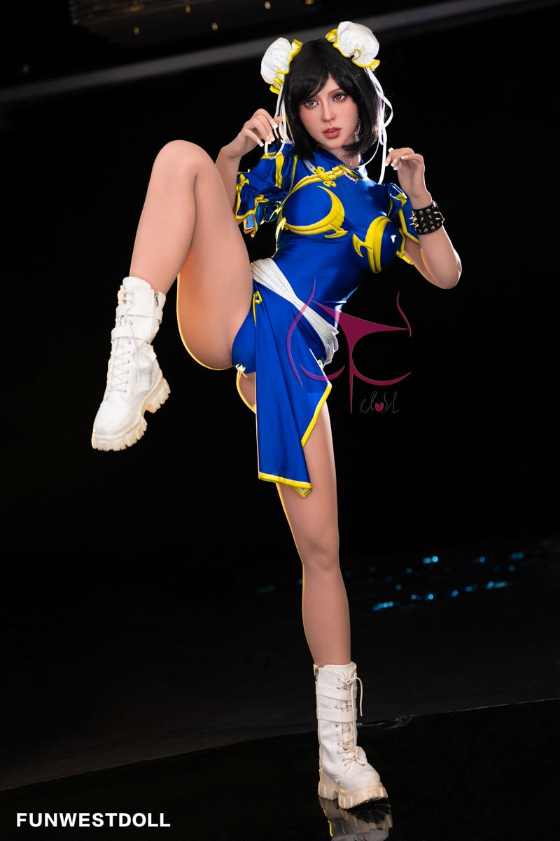 Chun Li sexdukke (FunWest Doll 155cm f-cup #032 TPE)