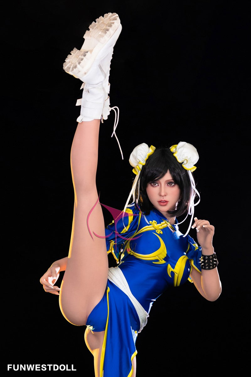 Chun Li sexdukke (FunWest Doll 155cm f-cup #032 TPE)