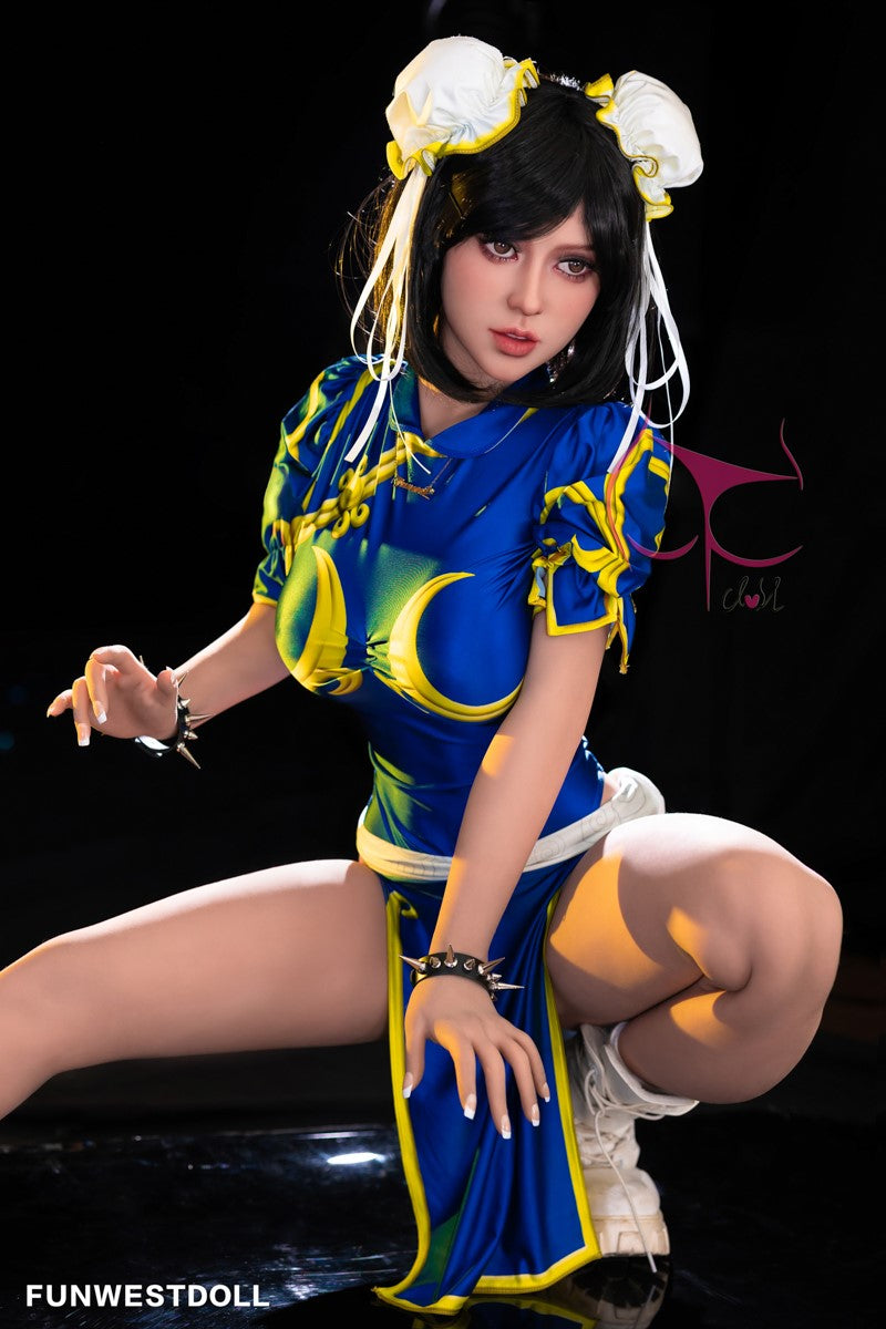 Chun Li sexdukke (FunWest Doll 155 cm F-cup #032 TPE)
