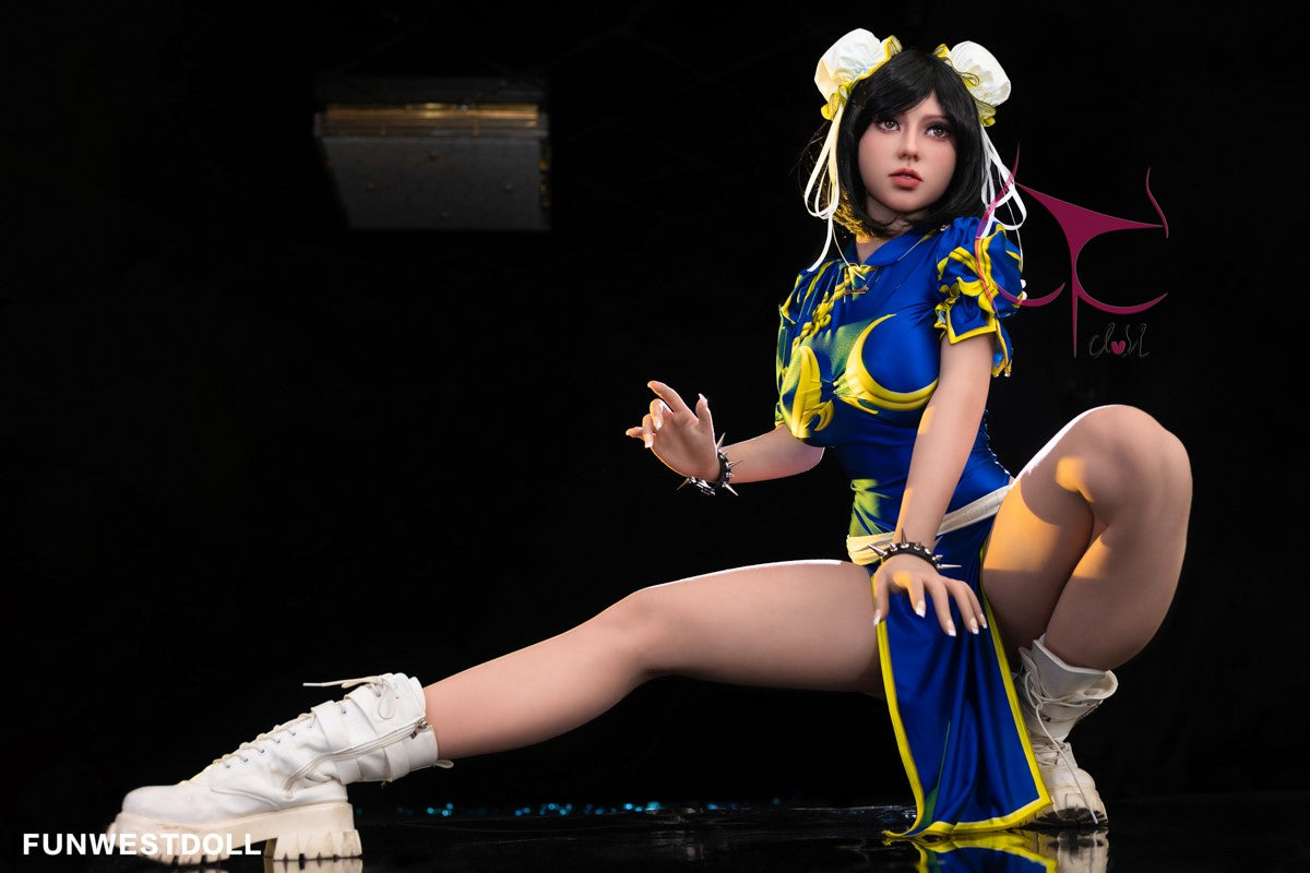 Chun Li sexdukke (FunWest Doll 155 cm F-cup #032 TPE)