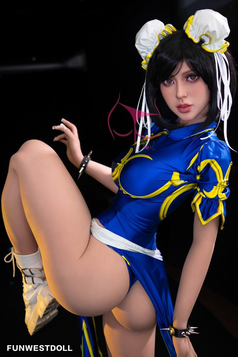 Chun Li sexdukke (FunWest Doll 155cm f-cup #032 TPE)
