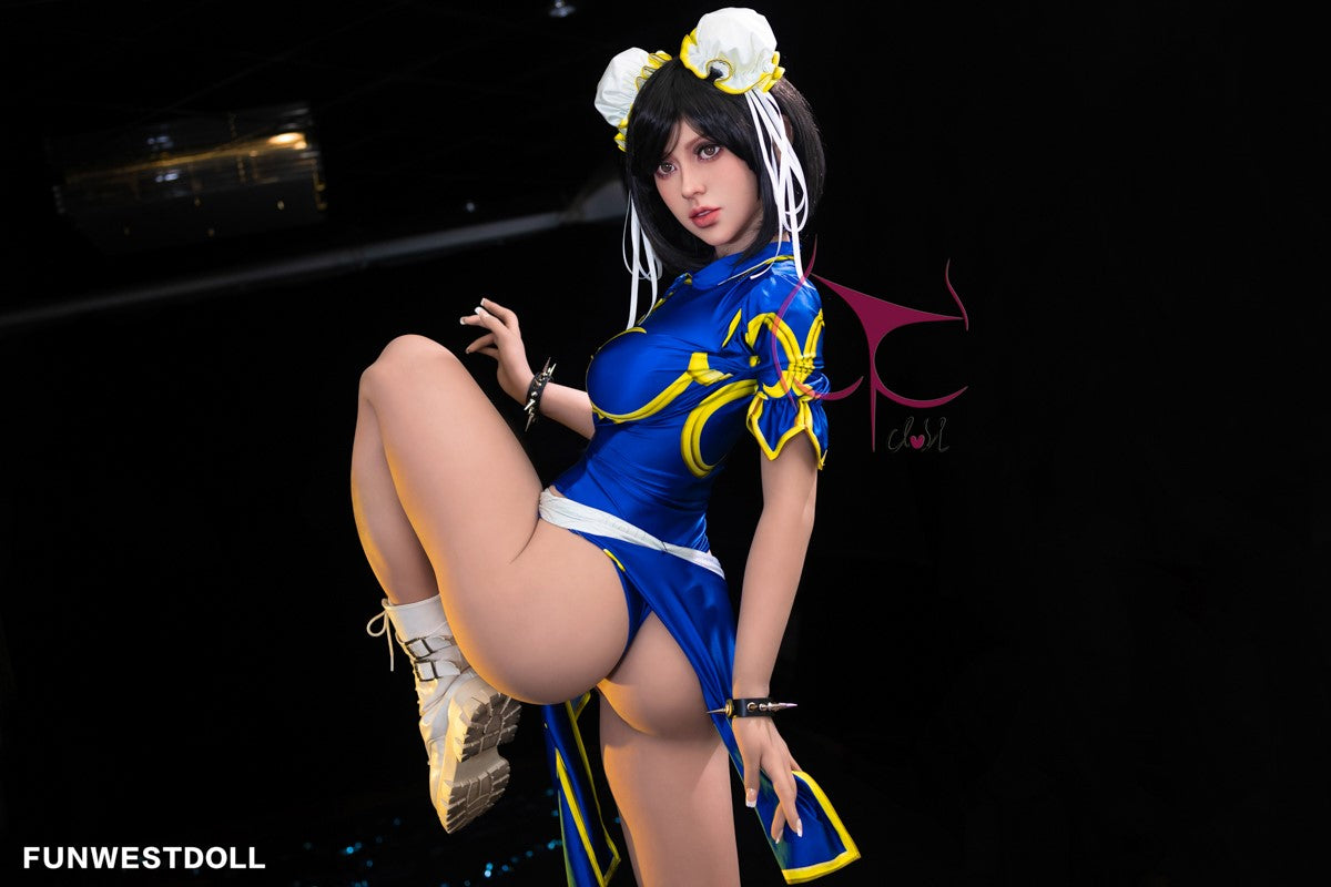 Chun Li sexdukke (FunWest Doll 155 cm F-cup #032 TPE)