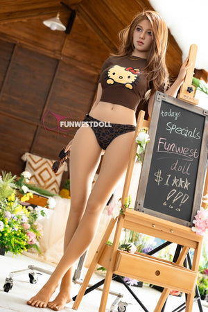 Clara sexdukke (FunWest Doll 159cm a-cup #050 TPE)