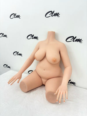 Bølget overkropp sexdukke (Climax Doll Classic 88cm f-cup TPE)