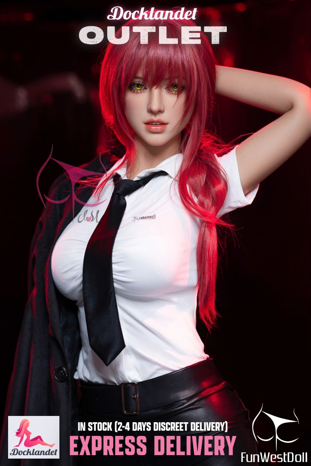 Chloe sexdukke (FunWest Doll 162 cm F-cup #035 TPE) EXPRESS UTTAKKET