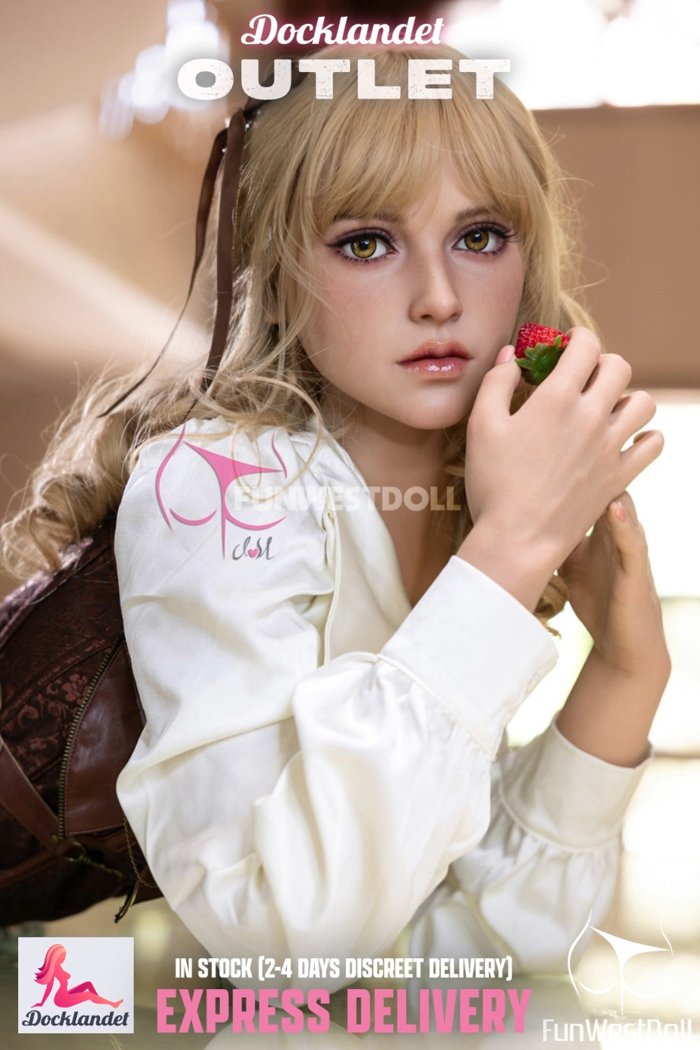 Bella sexdukke (FunWest Doll 157 cm C-cup #037 TPE) EXPRESS UTTAKKET