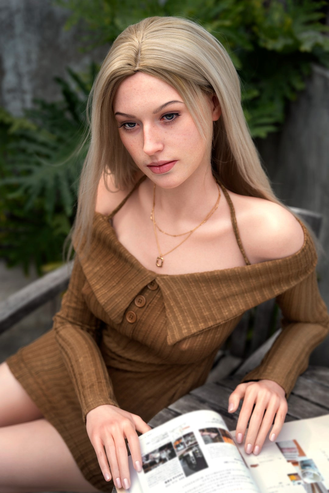 Evelina sexdukke (Zelex 175cm e-cup GE41-1 silikon)