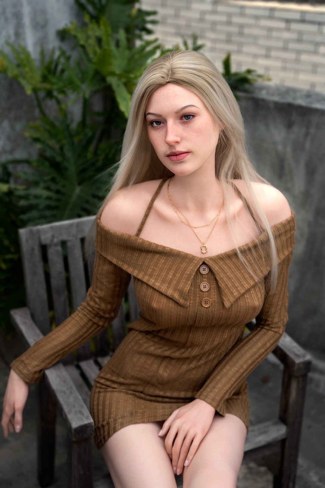 Evelina sexdukke (Zelex 175cm e-cup GE41-1 silikon)