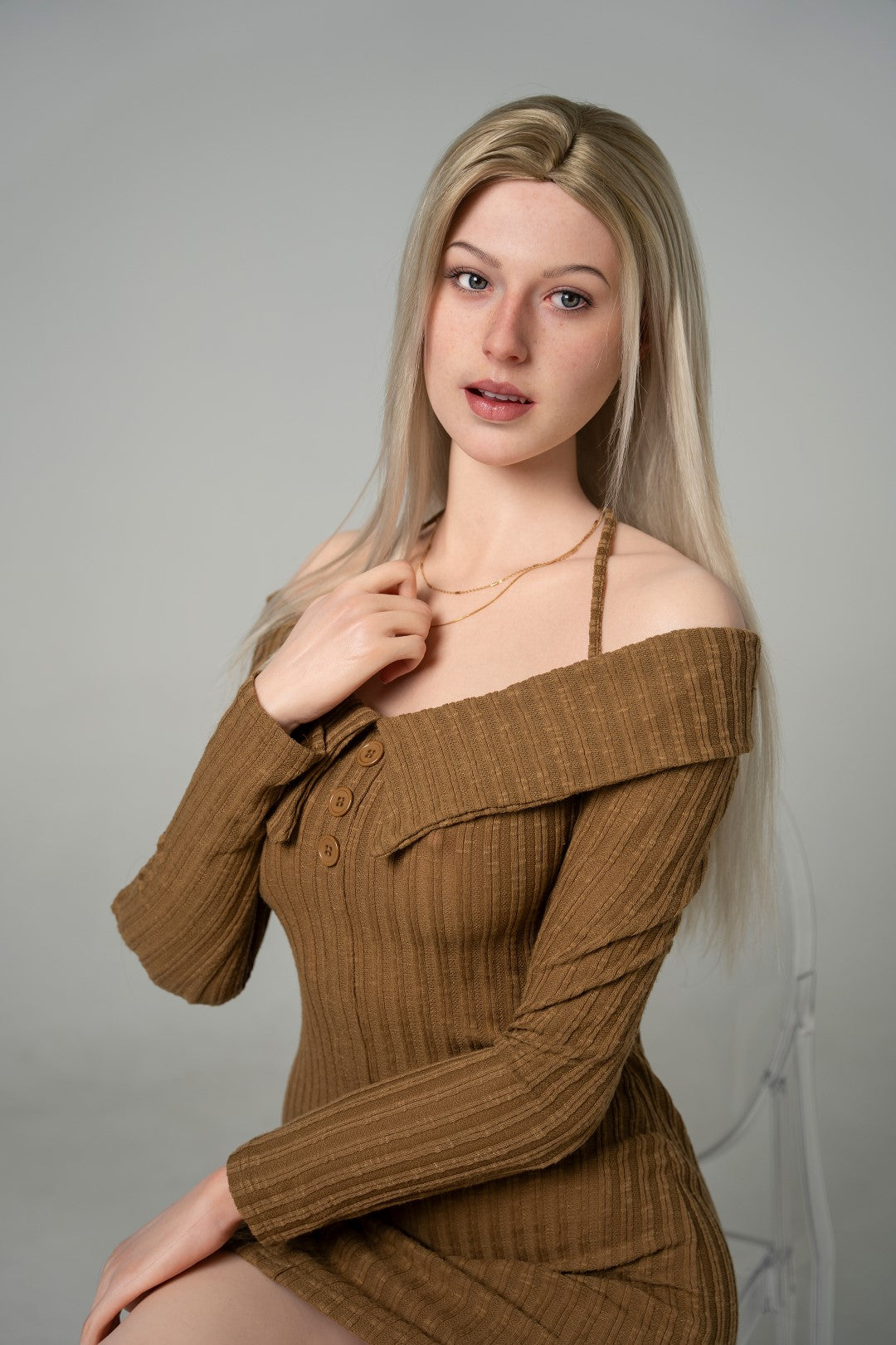 Evelina sexdukke (Zelex 175 cm E-cup GE41-1 silikon)
