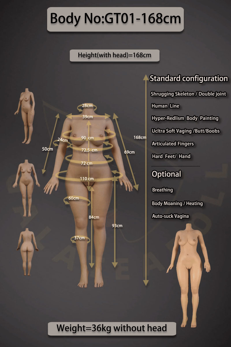 Ella sexdukke (Galatea Doll 168 cm C-cup #047 Silikon)