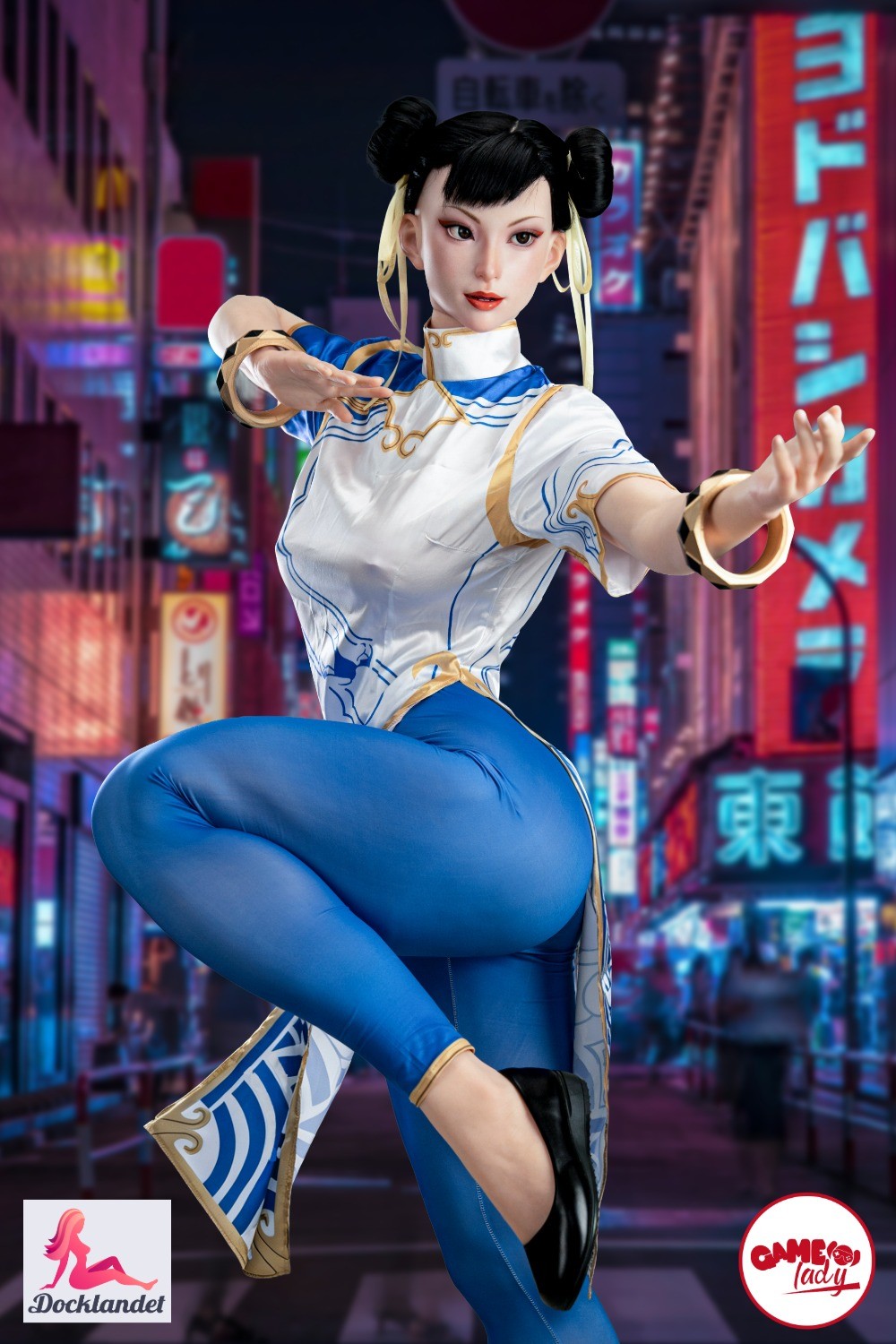Chun Li Sex doll (Game Lady 169cm F-cup No. 47-1 Silicone) Street Fighter Sex Doll Life Size
