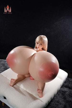 Britisk sexdukke (Dolls Castle 110cm gigantiske bryster #S16 silikon)