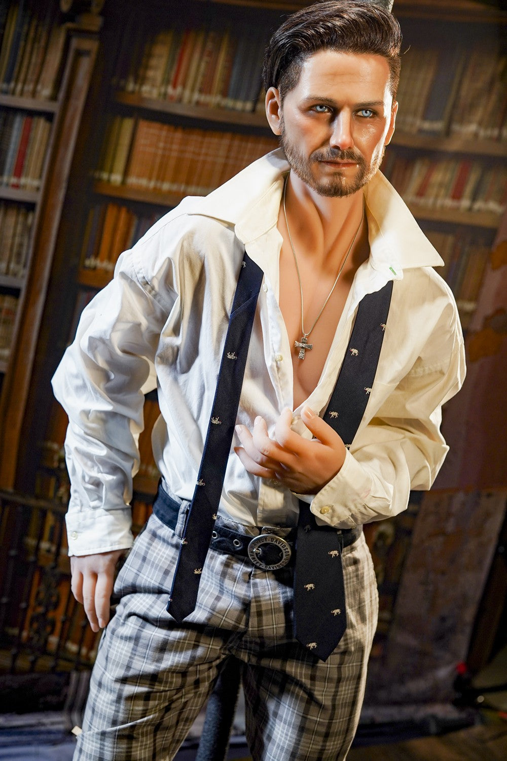 mannlig sexdukke David (HRDoll 167cm #49 TPE+silikon)